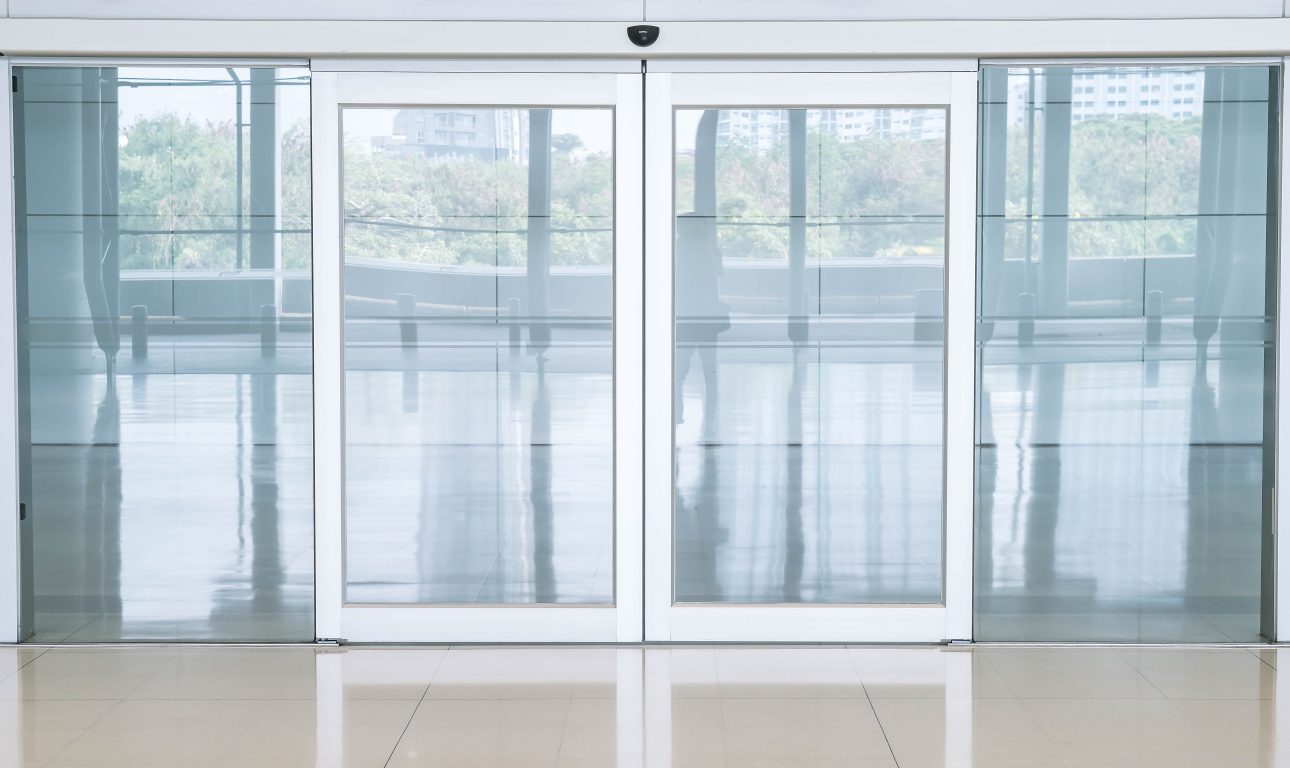glass aluminum door